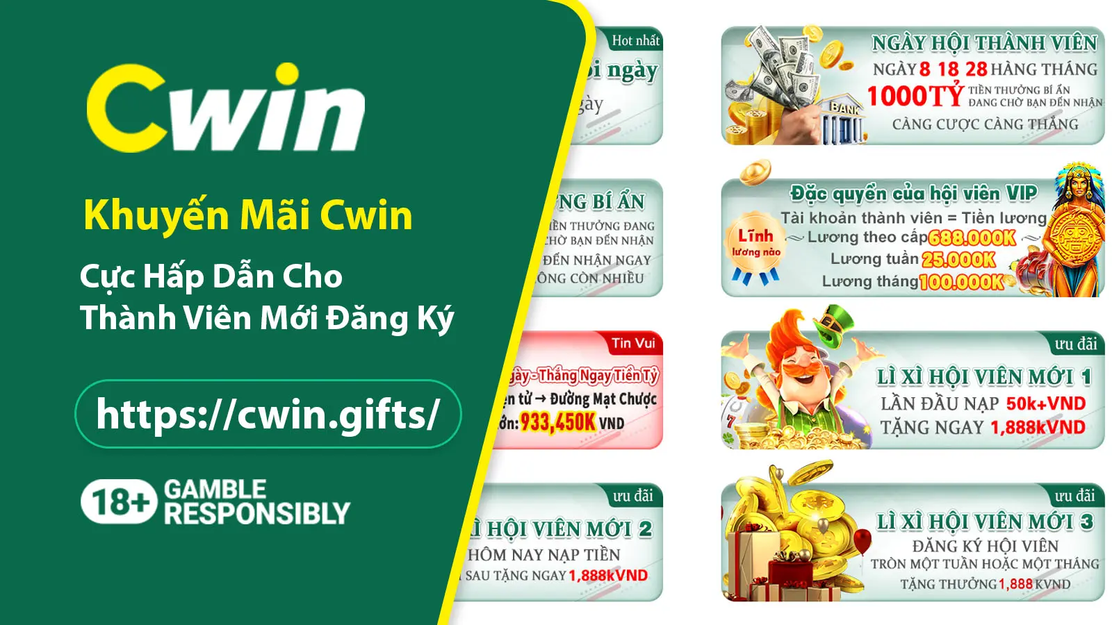 Khuyến mãi Cwin cực hấp dẫn